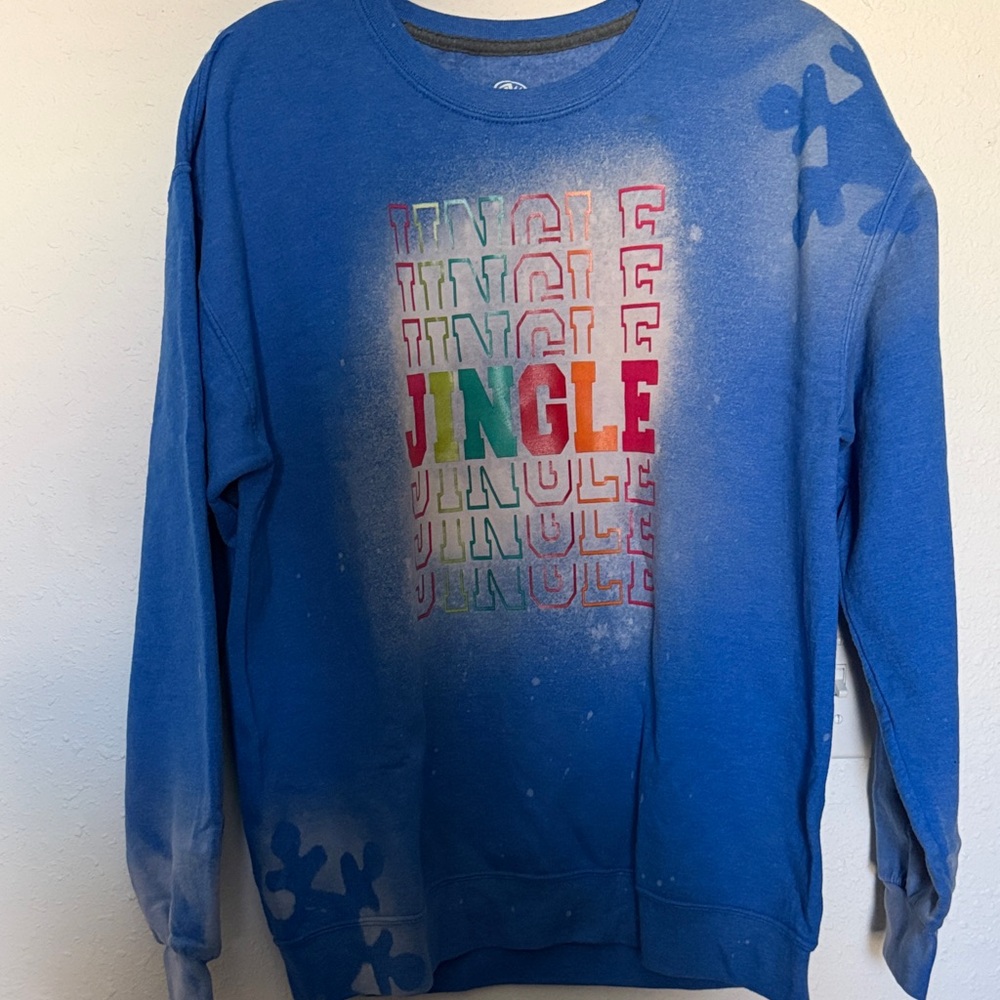 Athletic Works Blue Jingle Women's Sweater